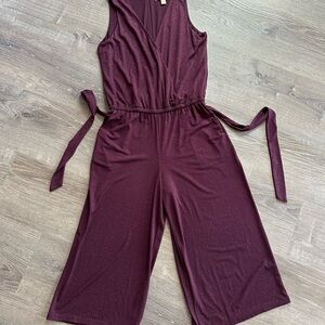 MICHAEL Michael Kors Deep Purple Jumpsuit
